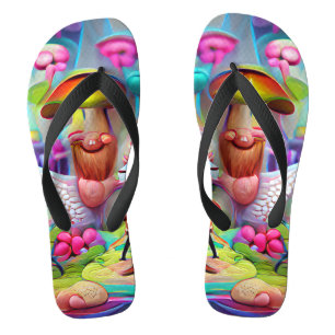 Tongs Champignons et Féeries Flip Flops personnalisés