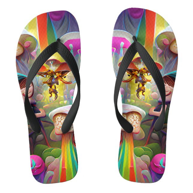 Tongs Champignons et Féeries Flip Flops personnalisés (Semelle)
