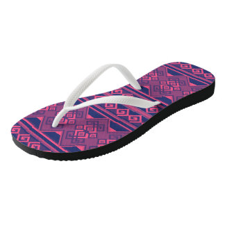 Tongs Chanclas Manto Andino Azul y Magenta