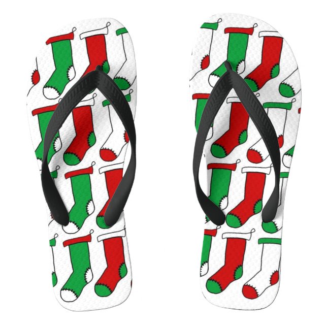 Tongs Chaussettes de bas de Noël (Semelle)