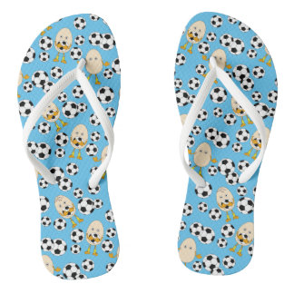 Tongs Chaussettes Motifs de soccer Egghead