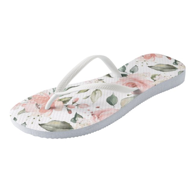Tongs Chaussons cadeau de Noël pour elle (Incliné)