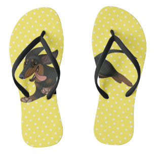 Tongs Chaussures de chien de saucisse de bascules