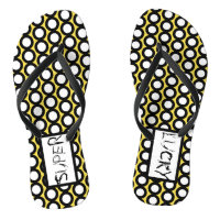 Chaussures de plage Cercles Super Chanceux Art Abs