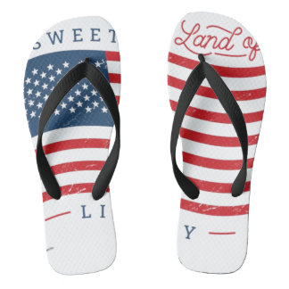 Tongs Chaussures de plage "Sweet Land of Liberty" pour h