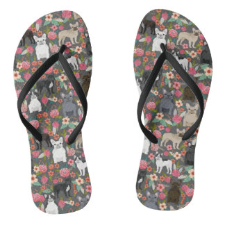 Tongs Chaussures florales de Frenchie - baskets de