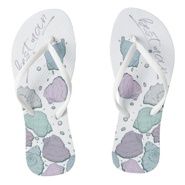 Tongs CHAUSSURES mariages | Coquillages modernes Dusty B (Semelle)