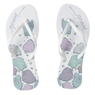 Tongs CHAUSSURES mariages Coquillages modernes Dusty B