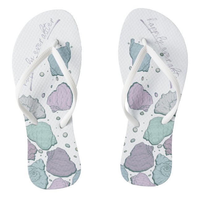 Tongs CHAUSSURES mariages | Coquillages modernes Dusty B (Semelle)