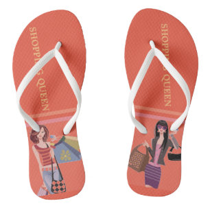 TONGS CHEMINS DE COLLECTION DE REINE SHOPPING