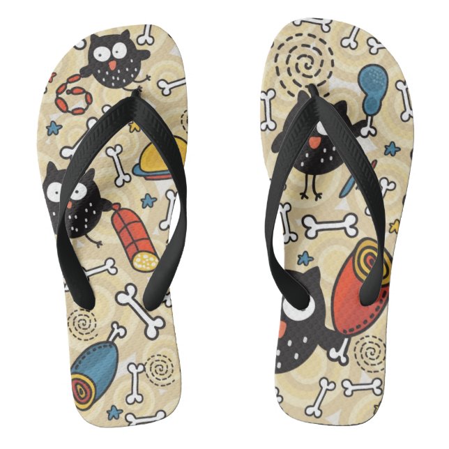 Tongs Chevêche avec Motif de viande (Semelle)