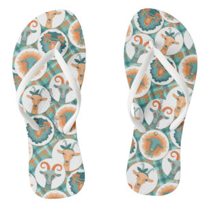 Tongs Chèvres Hipster par TotallyGoatally™