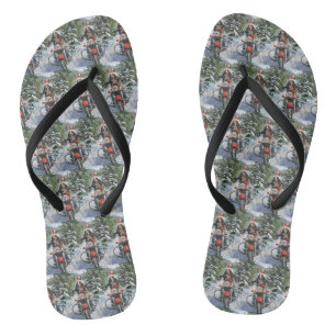 Tongs Chien Bluetick Coonhound chevauchant une moto de N