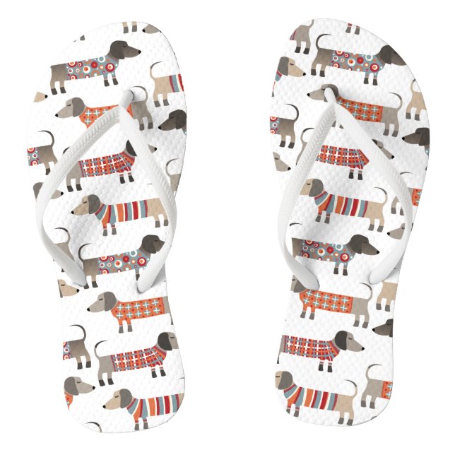 Tongs Chien de saucisse Dachshund (Semelle)