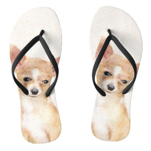 Tongs Chihuahua Peinture - Cute Original Chien Art