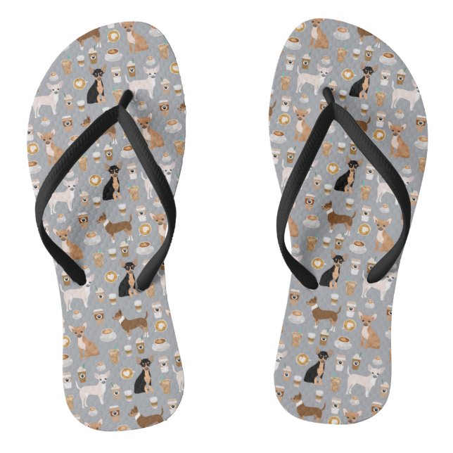Tongs Chiwawas et chaussures de café (Semelle)