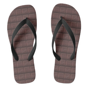 Tongs chocolat au lait