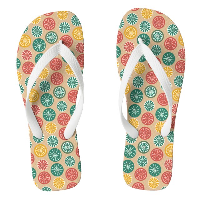 Tongs Citrons colorés (Semelle)