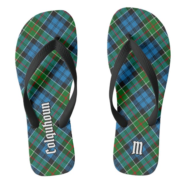 Tongs Clan Colquhoun Tartan (Semelle)