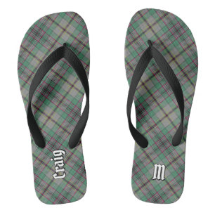 Tongs Clan Craig Tartan Tlip Flops