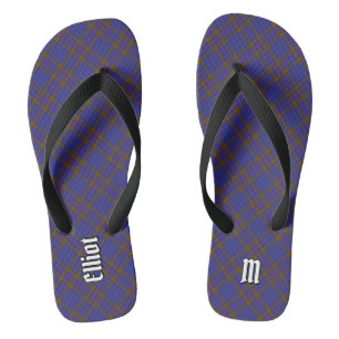 Tongs Clan Elliot Tartan Moderne Flip Flops