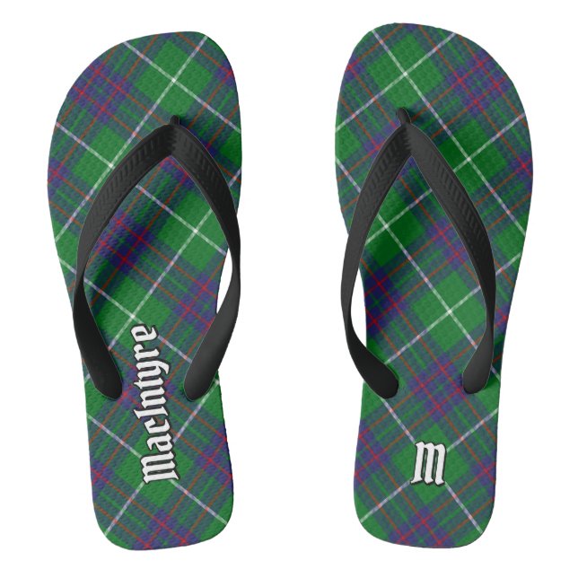 Tongs Clan MacIntyre Chasse Tartan Flip Flops (Semelle)