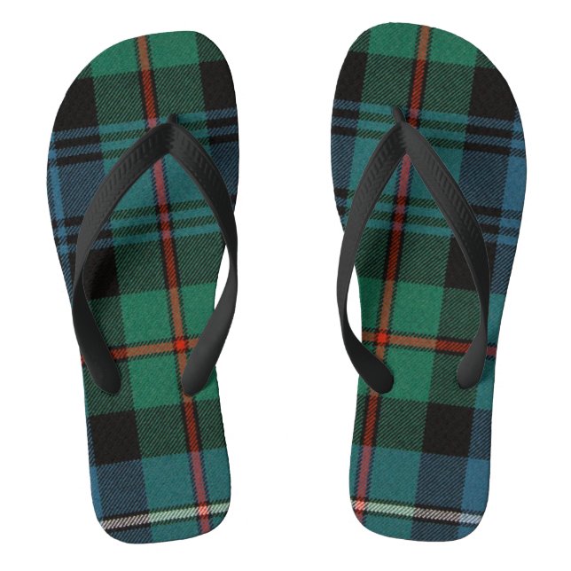 Tongs Clan Robertson Tartan Moderne Flip Flops (Semelle)