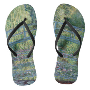 Tongs Claude Monet - Bassin aux Nymphéas, Harmonie Verte