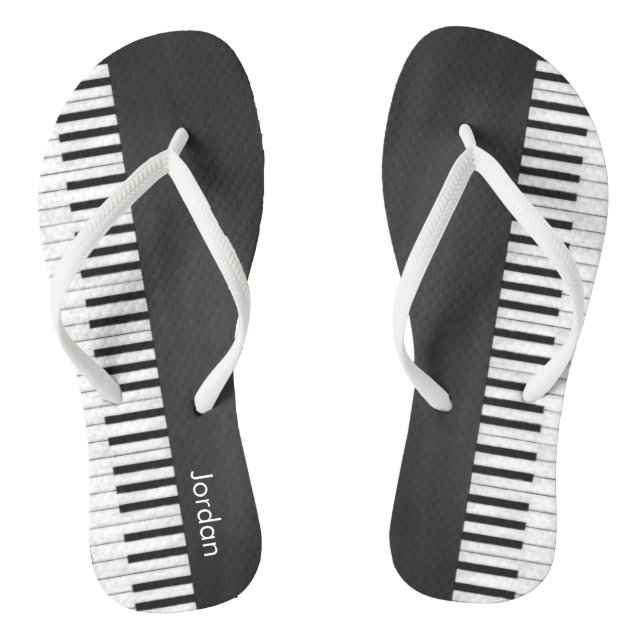 Tongs Clavier Chalkboard personnalisable (Semelle)