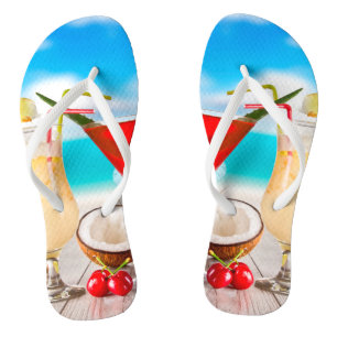Tongs Cocktails tropicaux Flops Sandals