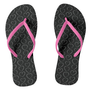TONGS COEUR D'AMOUR ROMANTIQUE