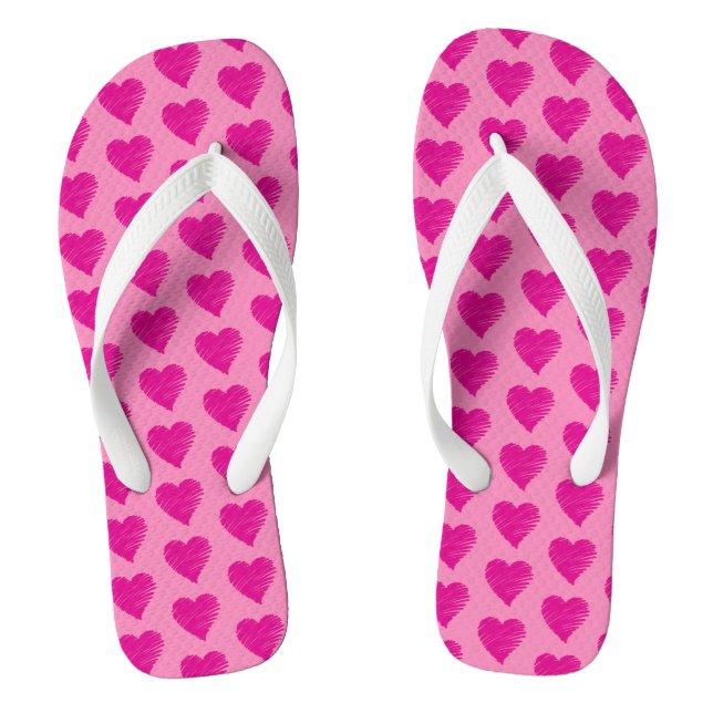 TONGS COEURS D'AMOUR ROMANTIQUE JANDALS (Semelle)