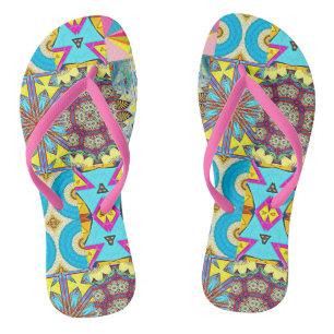 TONGS COLLAGE DE CONCEPTEUR KALEIDOSCOPIC