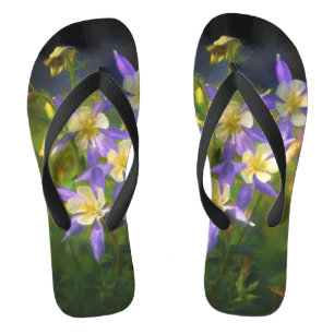 Tongs Colorado Blue Columbine Peinture - Art original