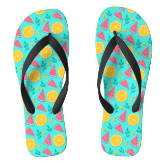 Tongs Conception de fruits tropicaux