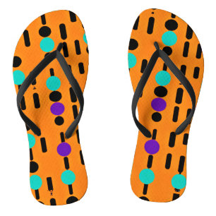 Tongs Conception de motifs abstraits élégants
