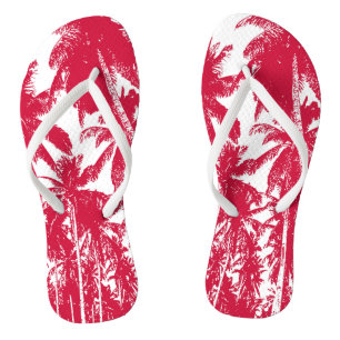 Tongs Conception de palmiers tropicaux