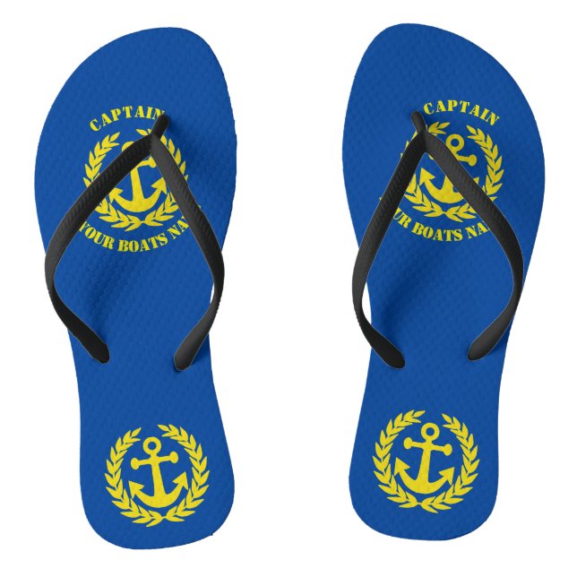 Tongs Conception personnalisée d'ancre de marins (Semelle)