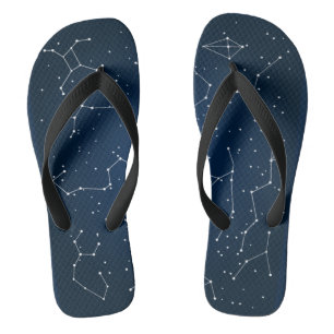 Tongs Constellations Map pf Stars Flip Flops