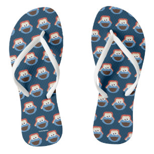 Tongs Cookie Monster Woodland Face