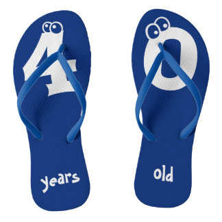 Tongs Cool de 40 ans Design d'anniversaire