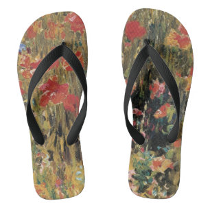 Tongs Coquelicots par Robert Vonnoh, Impressionnisme Vin