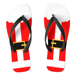 Tongs Costume du Père Noël
