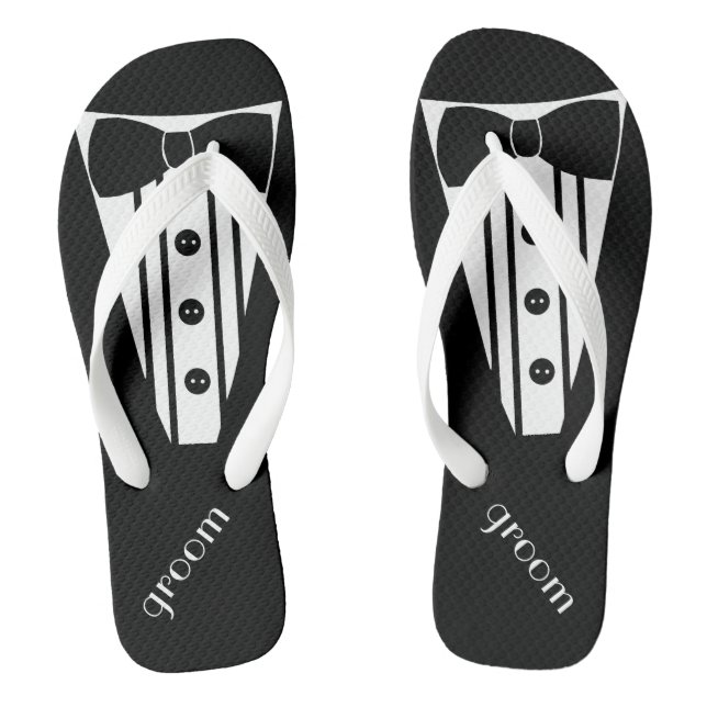 Tongs Couleur Tuxedo Personnaliser (Semelle)