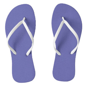 Tongs Couleur uni violet bleu