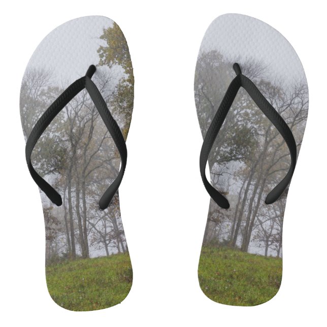 Tongs Country Foggy Fall Morning (Semelle)