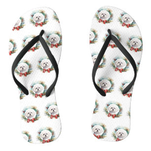 Tongs Coupe festive de gerbes de Noël maltaises