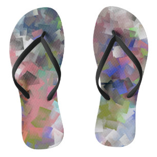 Tongs Cubes Abstraits