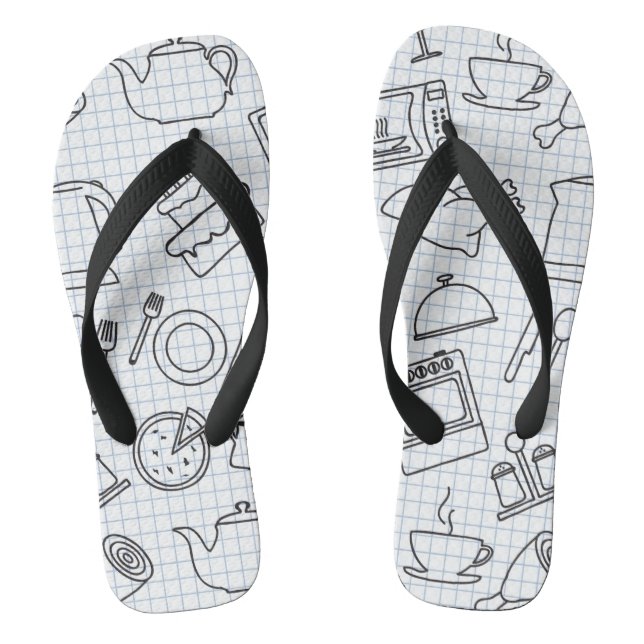 Tongs Cuisine Motif 4 (Semelle)