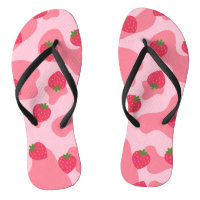 Cute Kawaii Motif de la vache fraise
